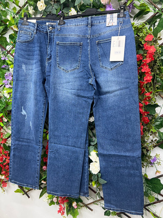 Vaquero Mezclilla Recto