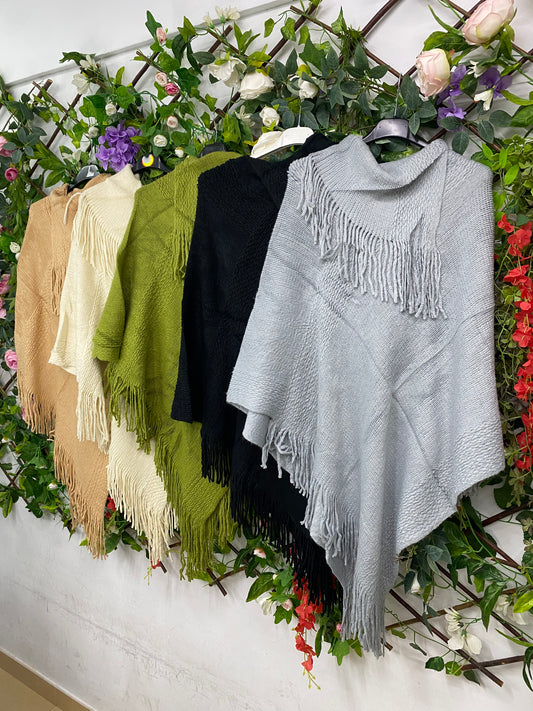 Poncho Cuello Vuelto