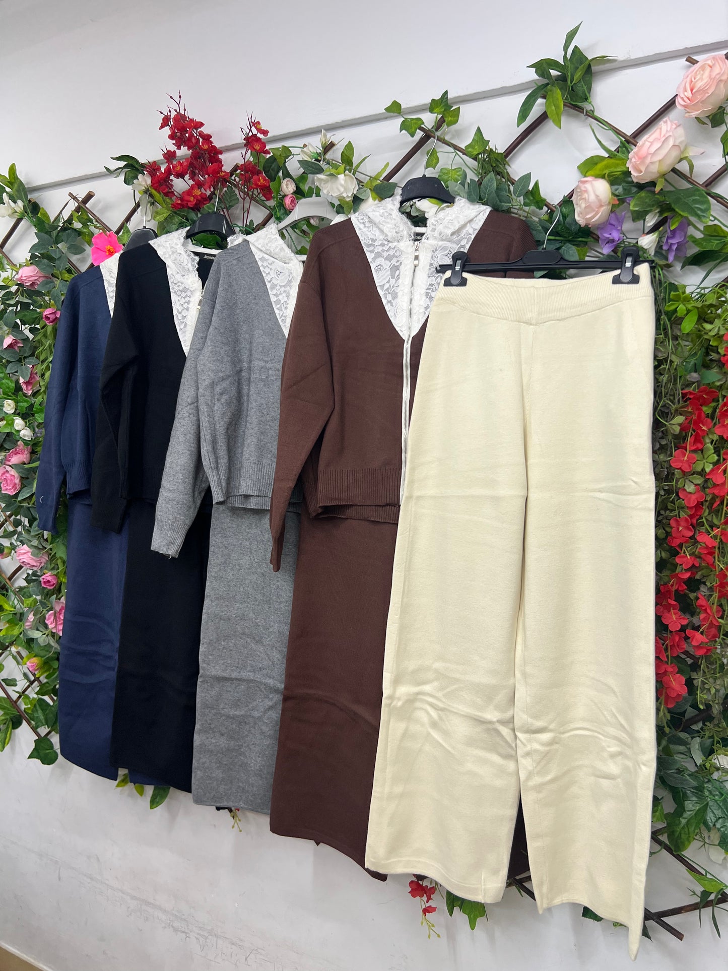 Conjunto Punto Cremallera Ganchillo