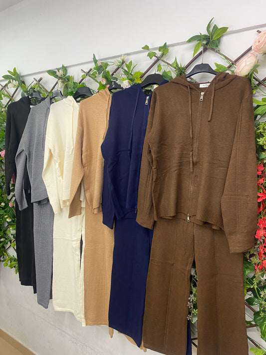 Conjunto Punto Sudadera Cremallera