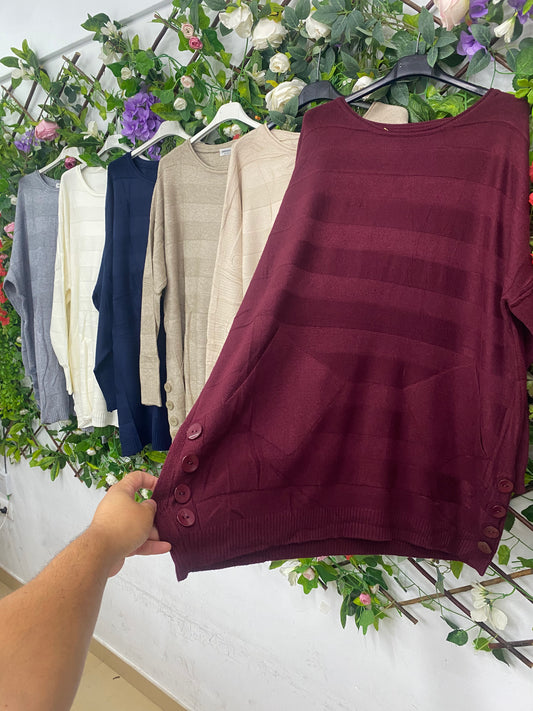 Jersey OverSize Botones