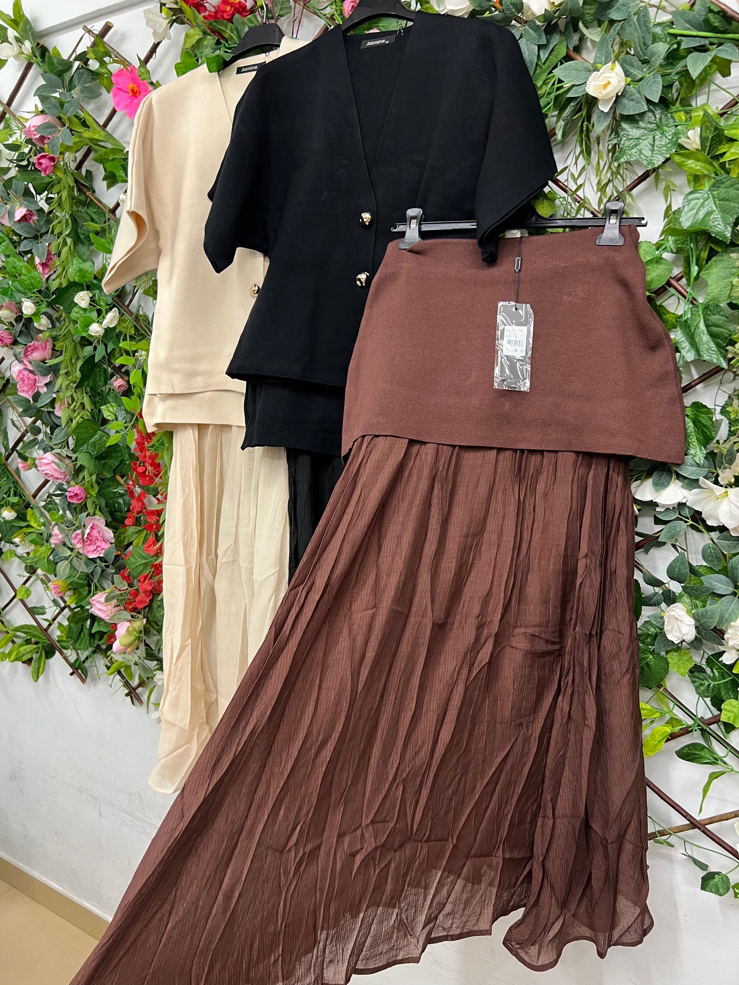 Conjunto Punto Falda y Top