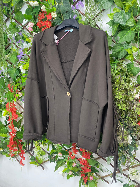 Conjunto Blazer Flecos