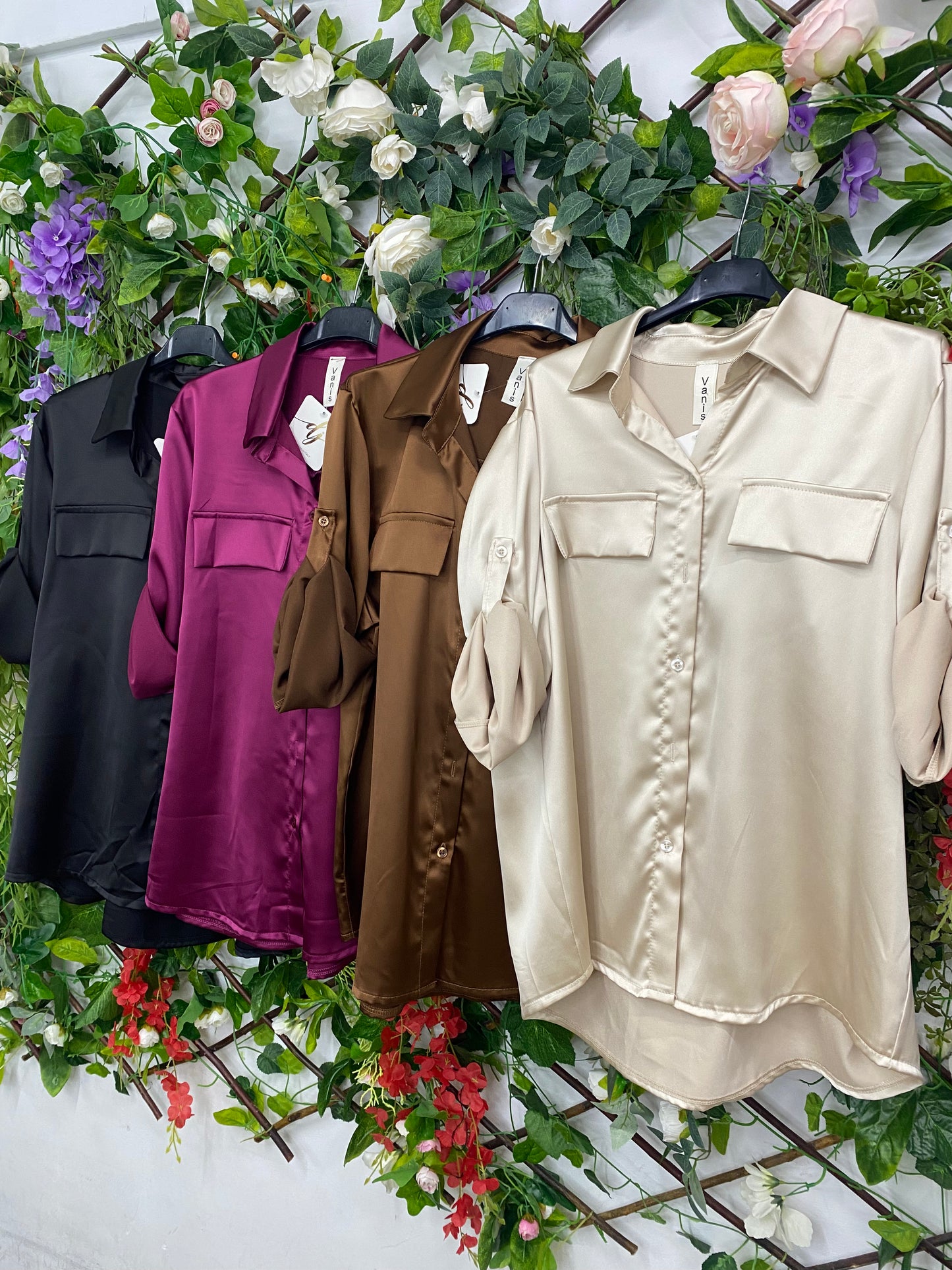 Camisa Bolsillo Raso