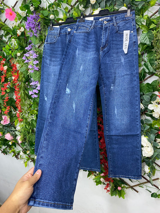 Vaquero Mezclilla Recto