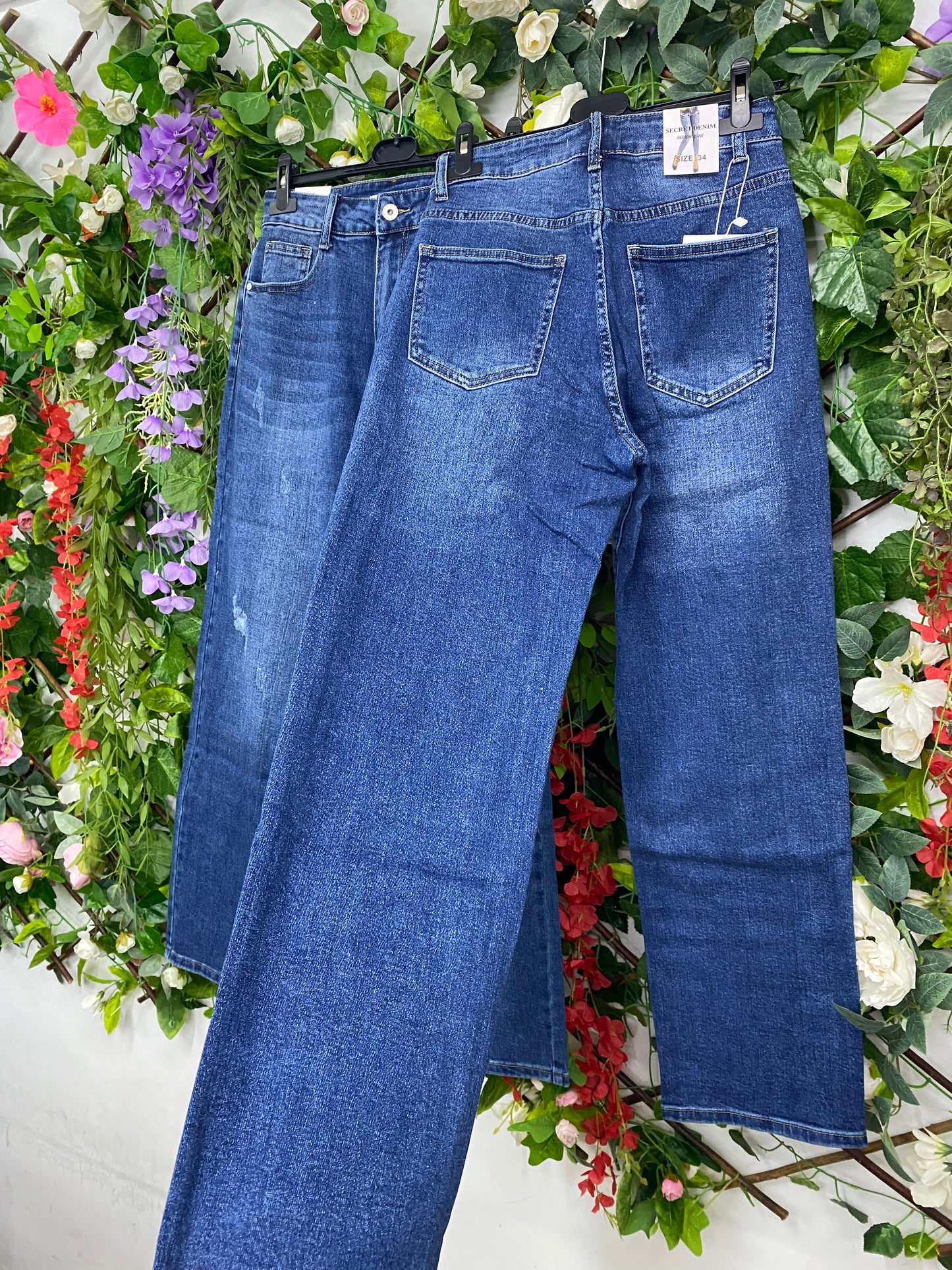 Vaquero Mezclilla Recto