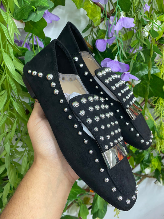 Manoletina Plata Tachuelas