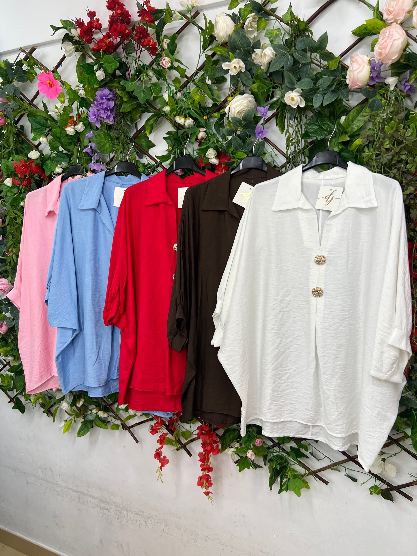 Blusa OverSize Botones