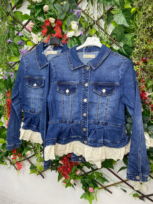 Chaqueta Vaquera Puntilla