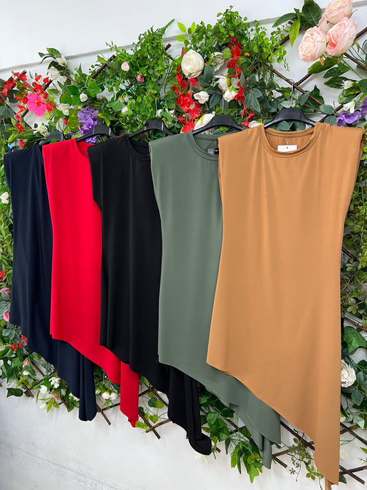 Blusa Hombrera Asimetrica