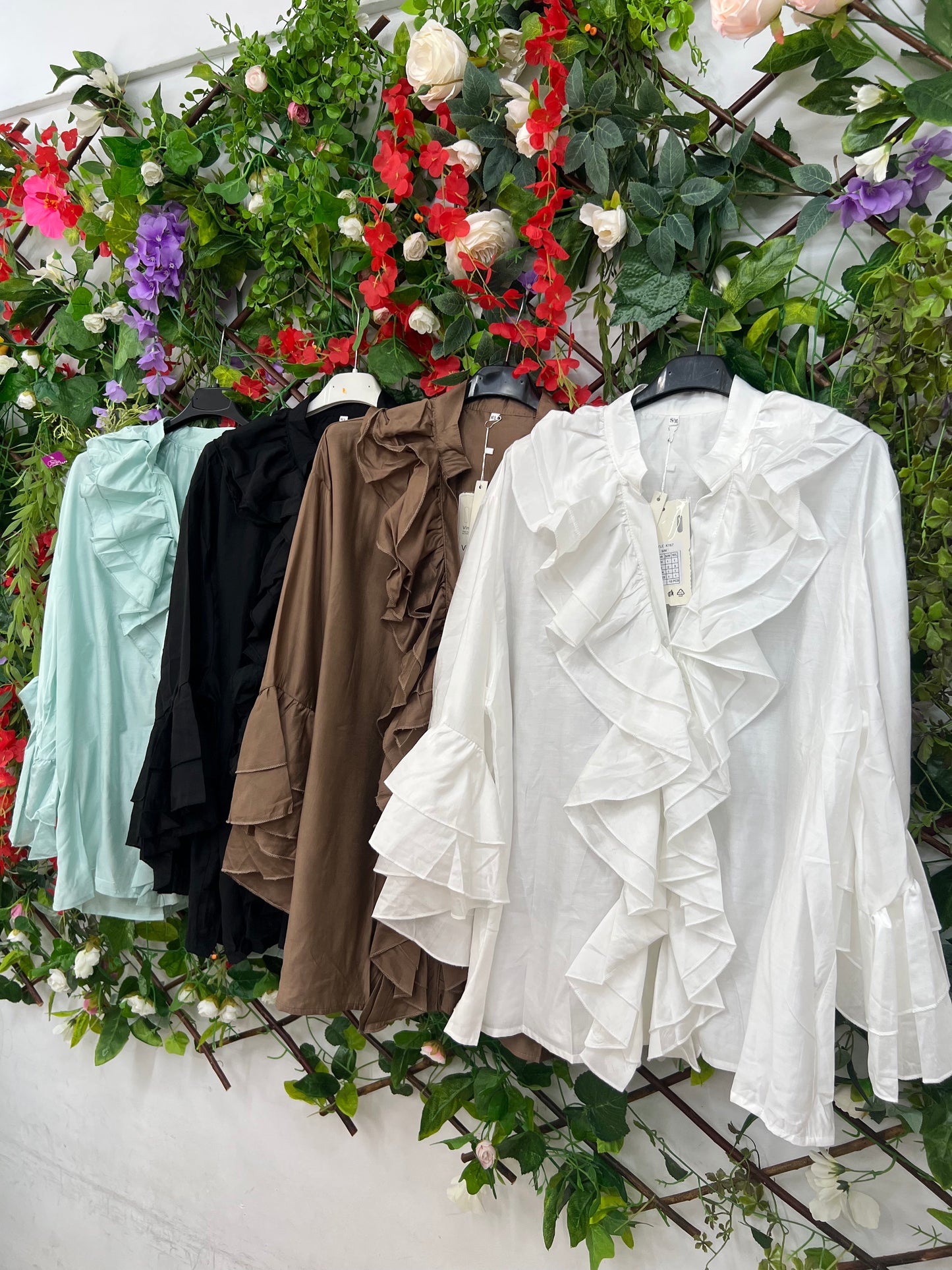 Blusas Volantes Acampanada