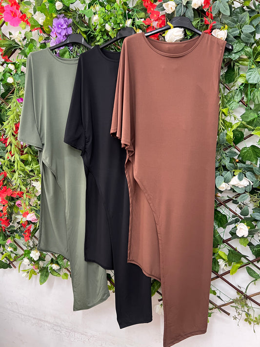 Camiseta Midi Asimetrica