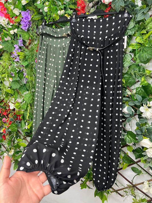 Pantalon Bombacho Lunares