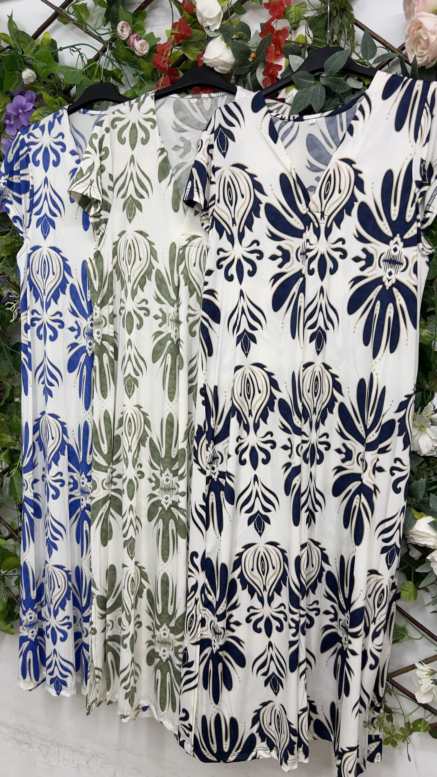 Vestido Licra Fria Damasco