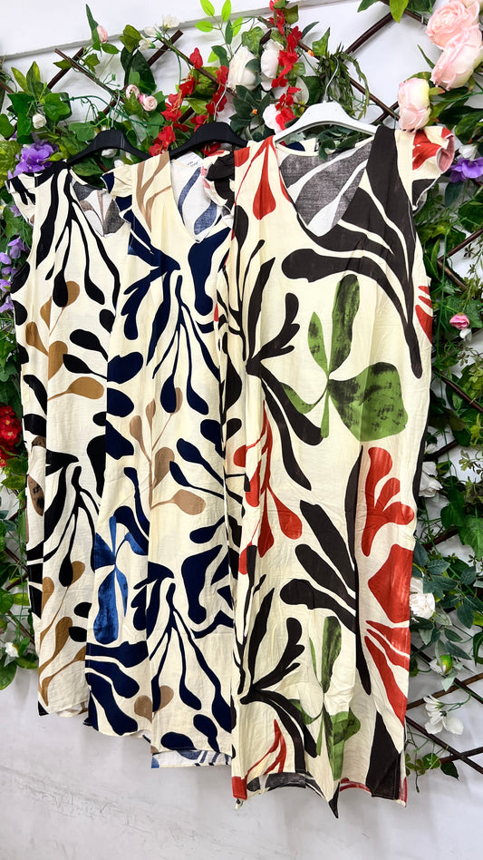 Vestido Floral Volante