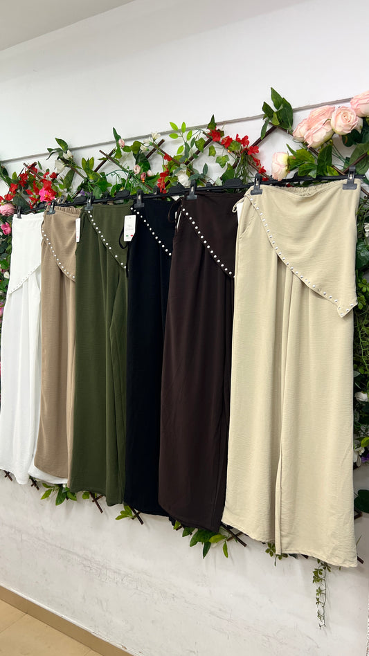 Pantalon Palazzo Bandana
