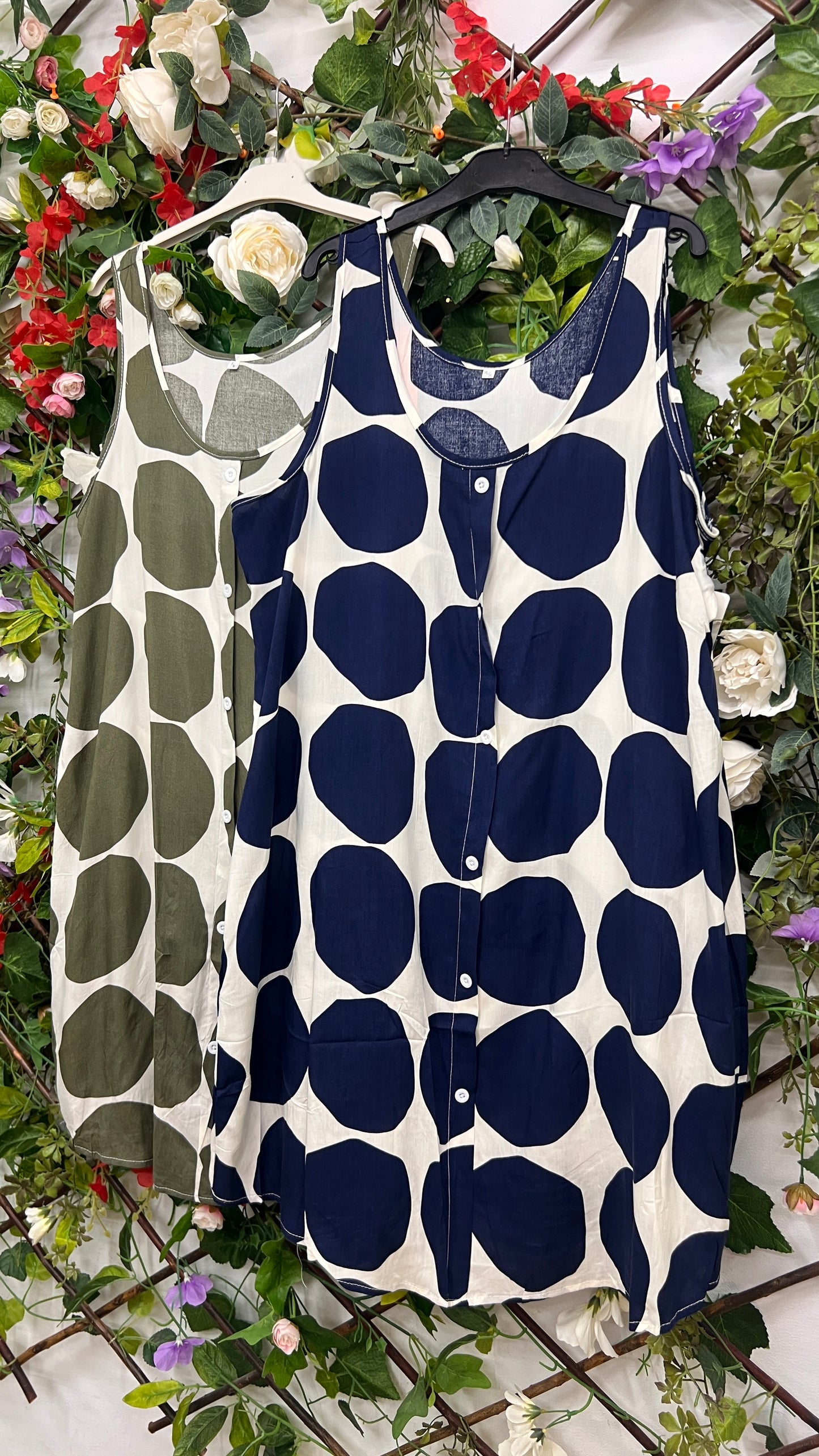 Vestido Tirantes Lunares
