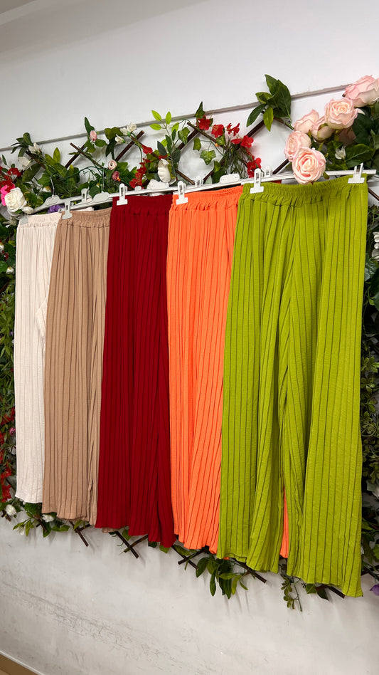 Pantalon Palazzo Tablillas