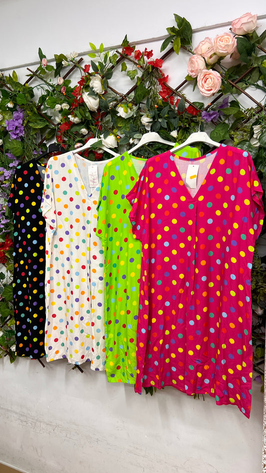 Vestido Lunares Colores