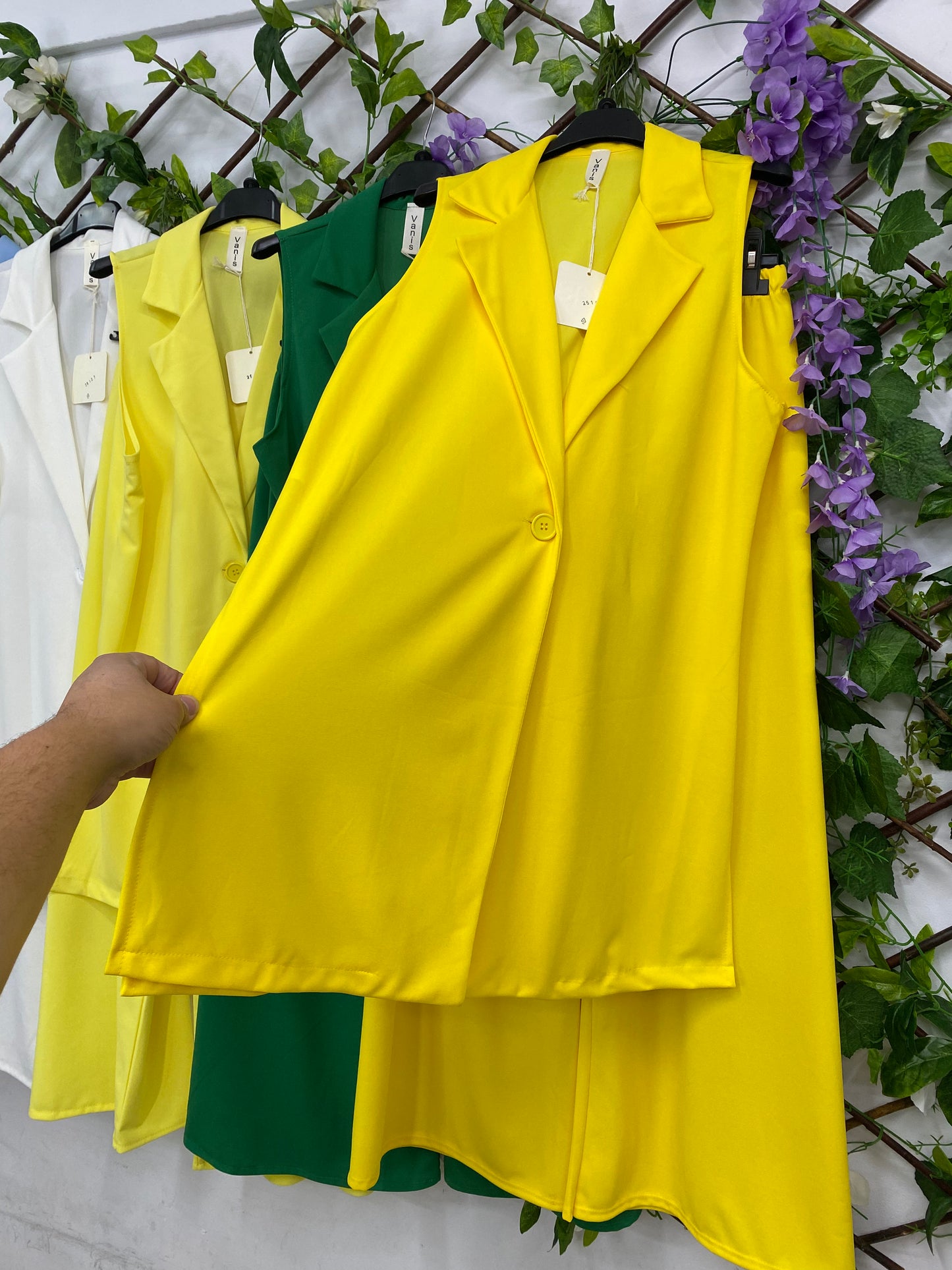 Conjunto Chaleco Boton