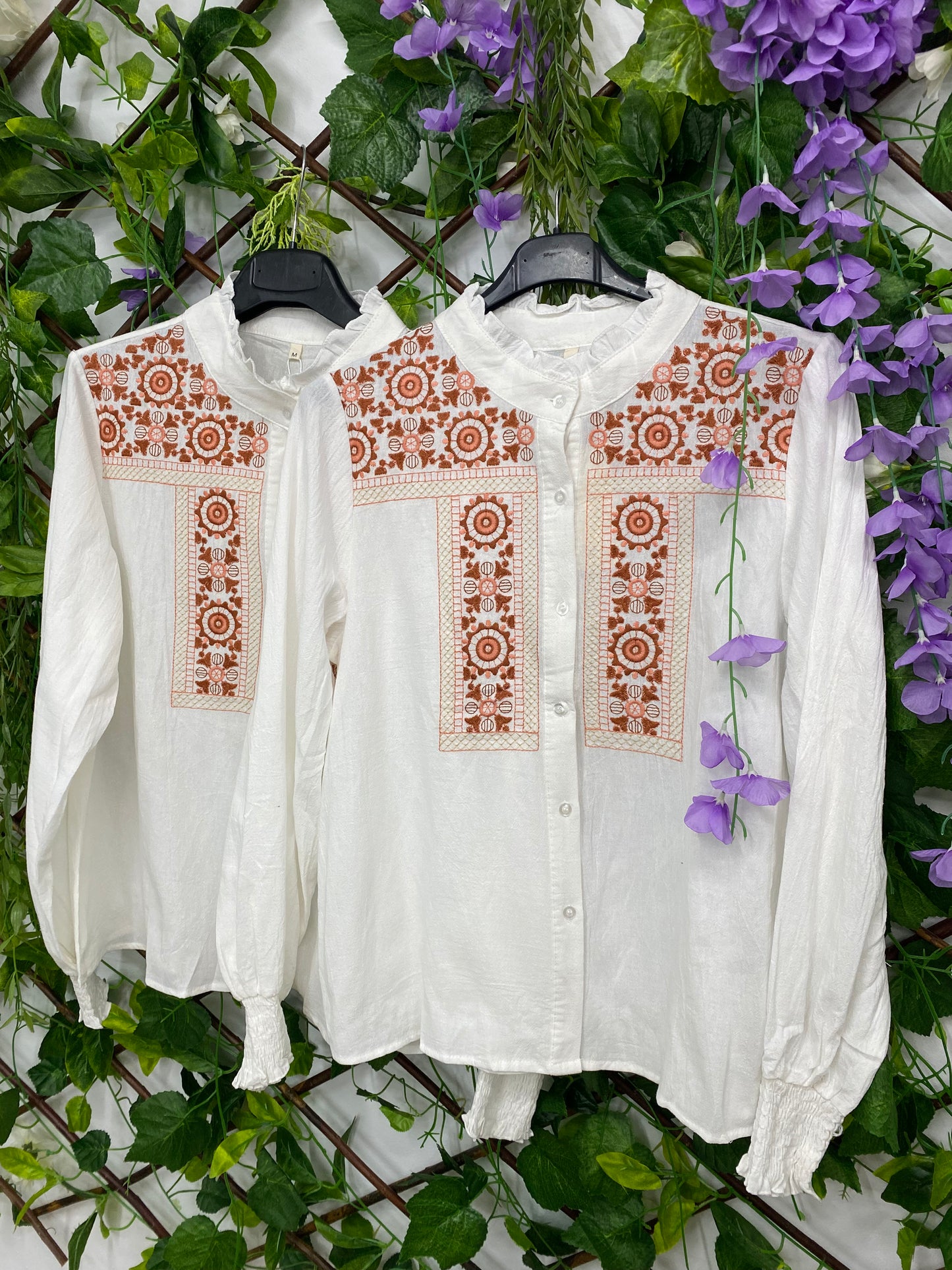 Camisa Bordada Boho