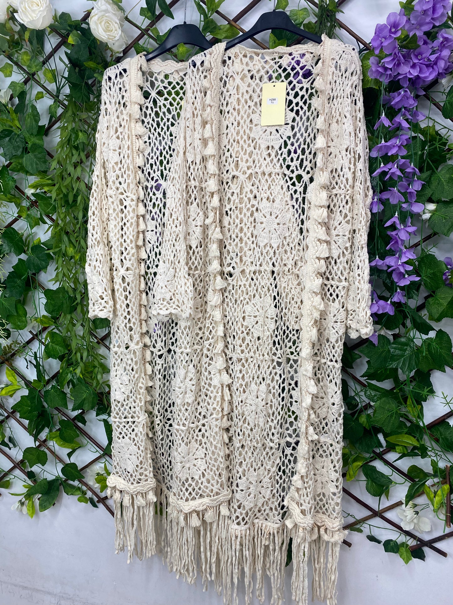 Gehäkelter Kimono