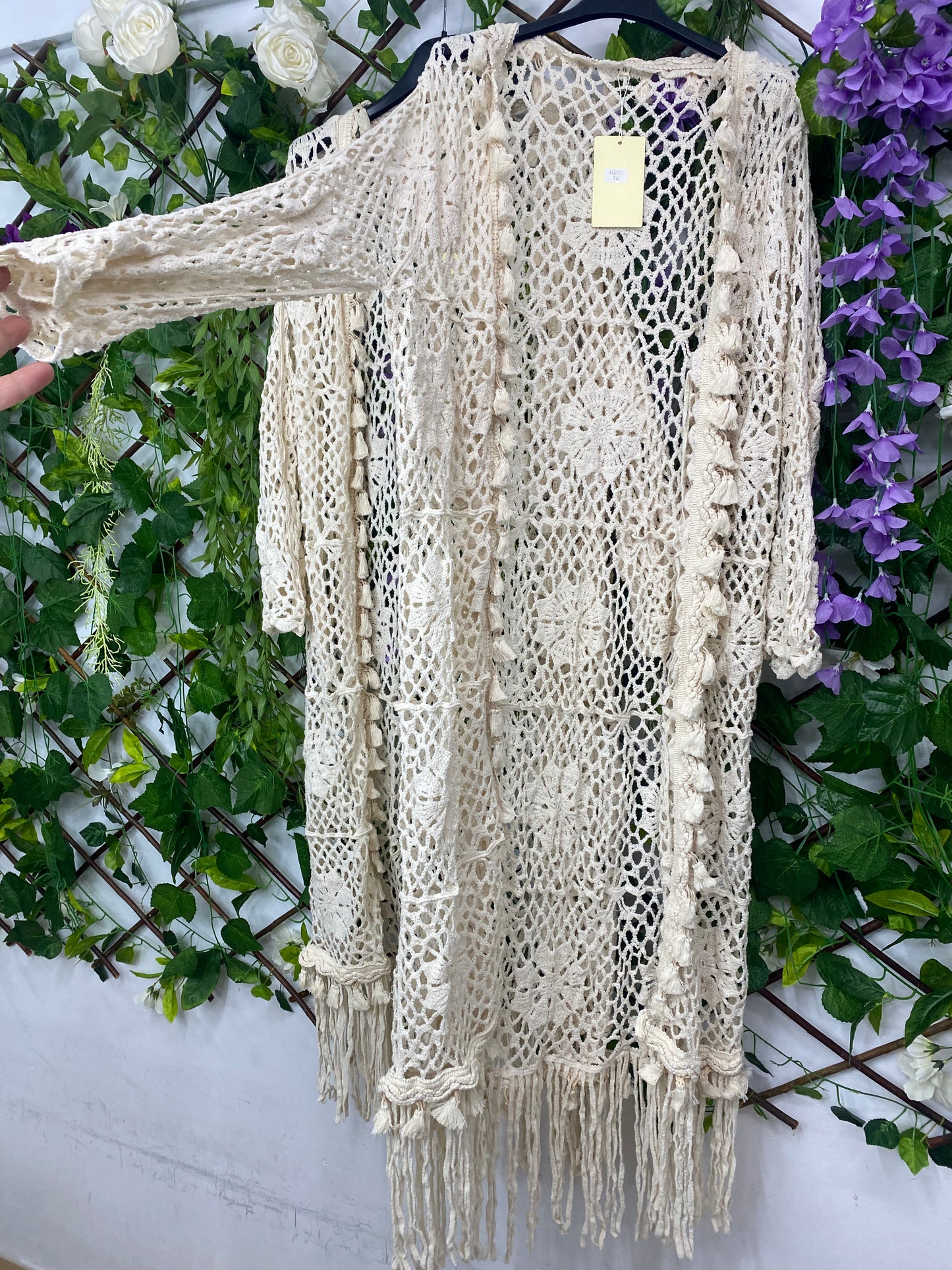Gehäkelter Kimono