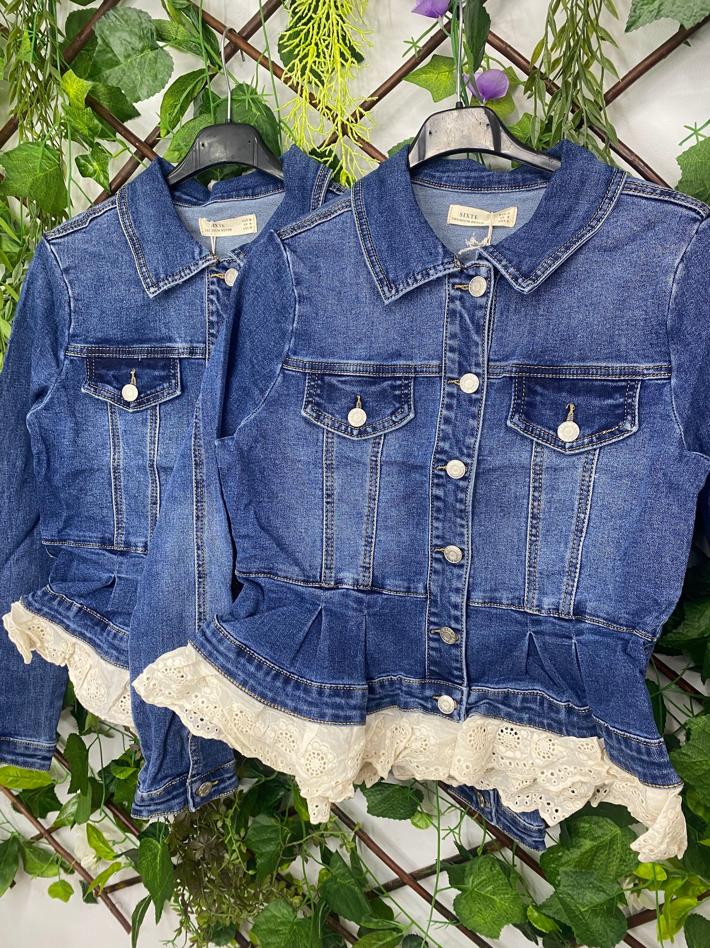 Chaqueta Vaquera Puntilla Larga
