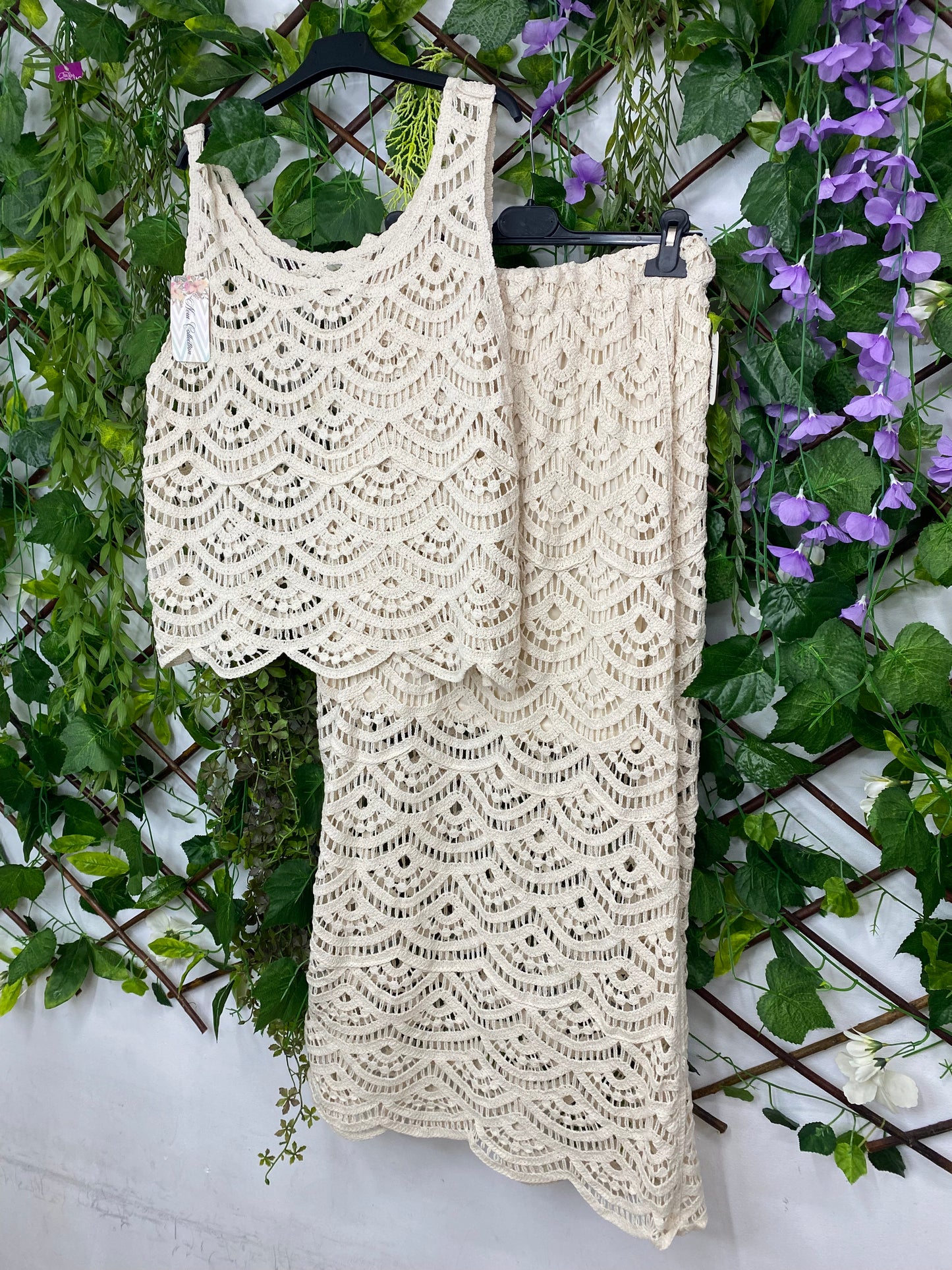 Conjunto Falda Crochet