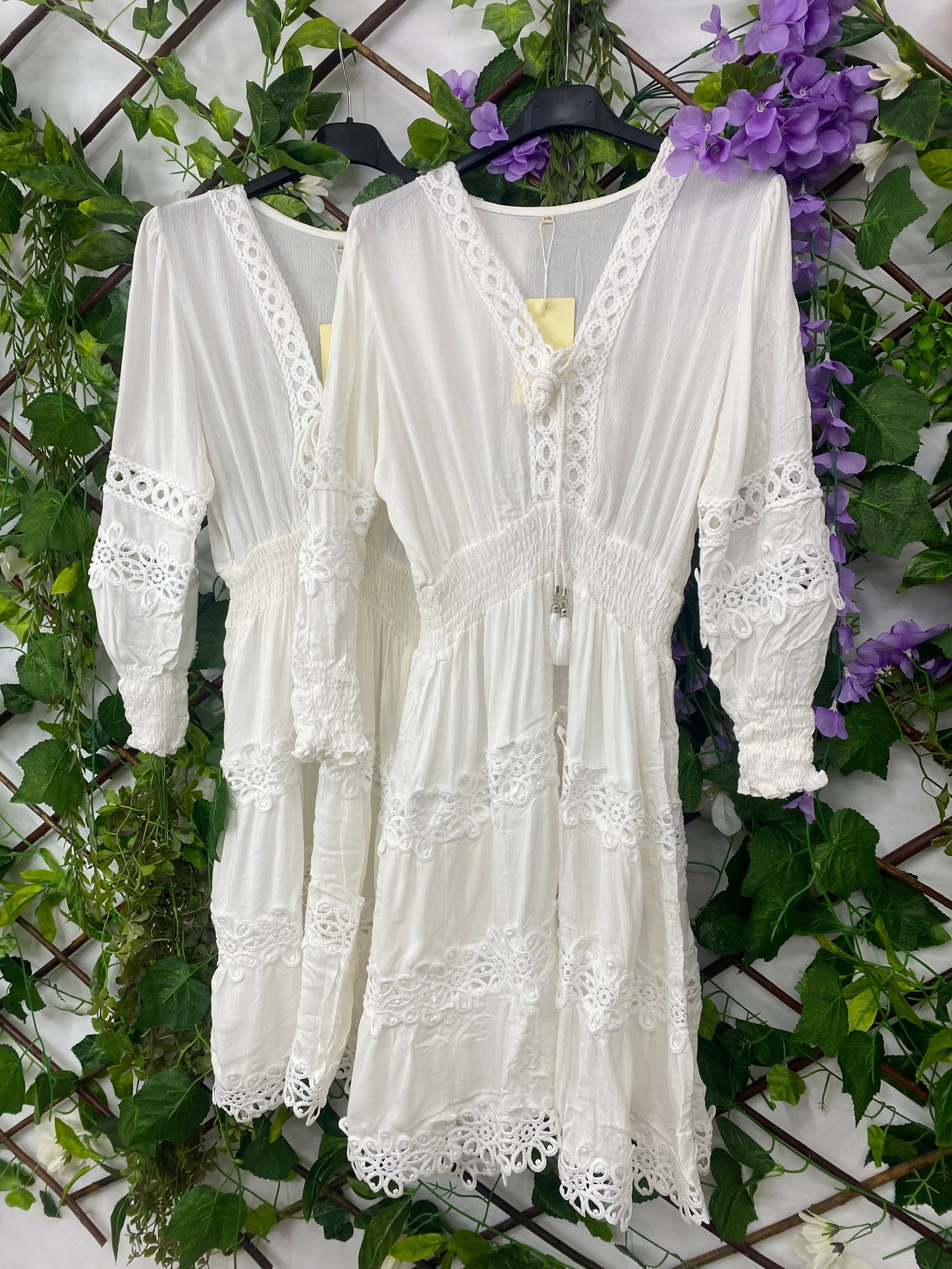 Vestido Encaje Blanco