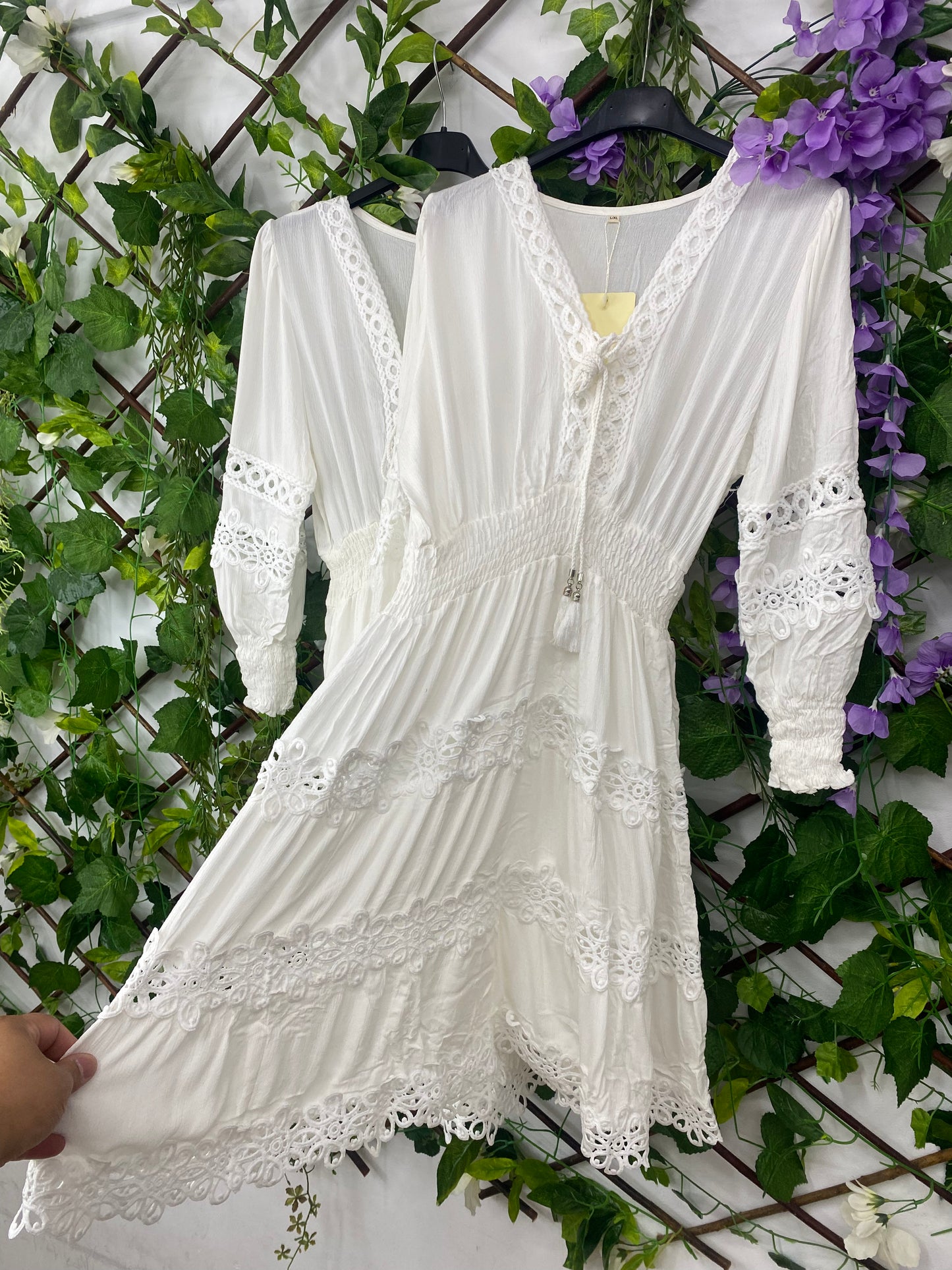 Vestido Encaje Blanco