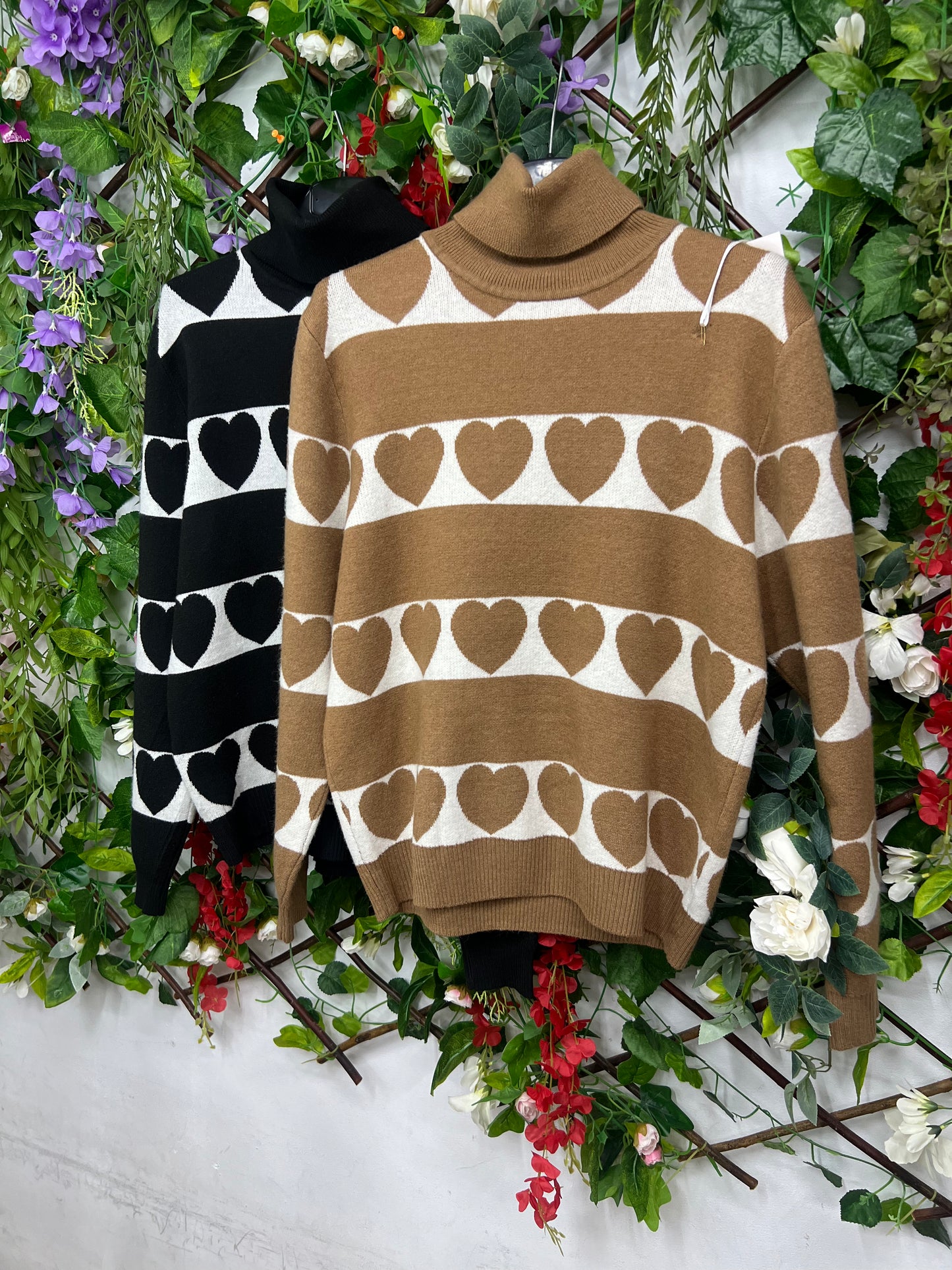 Jersey Cuello Alto Corazones