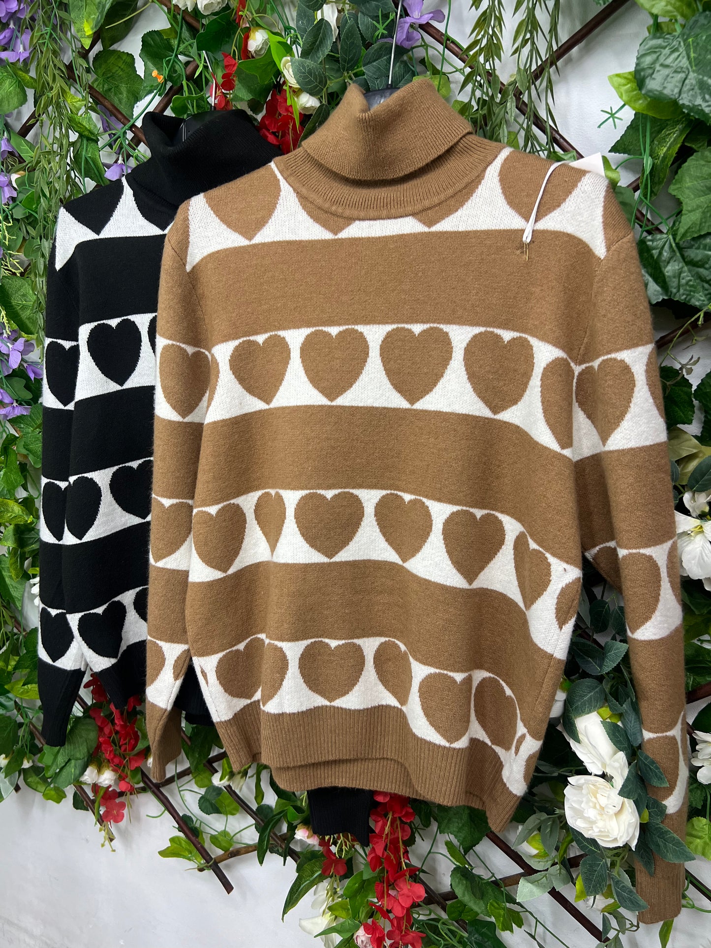 Jersey Cuello Alto Corazones