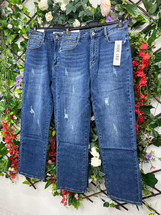 Vaquero Mezclilla Recto