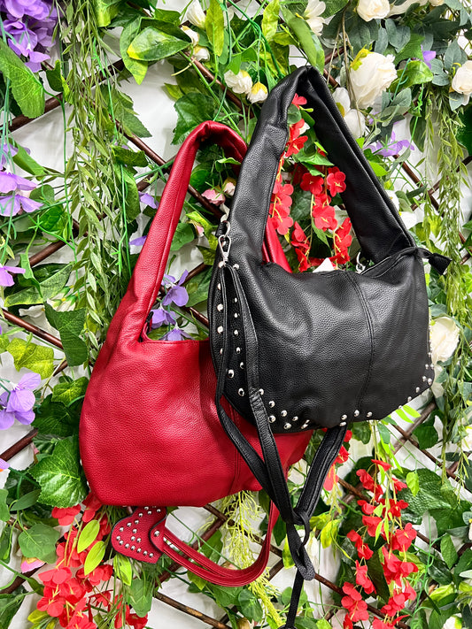 Bolso PoliPiel Tachas Redondo