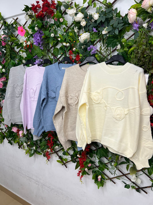 Jersey Flores Relieves