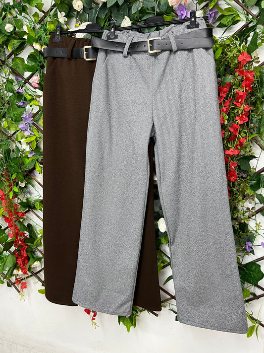 Pantalon Paño Cinturon