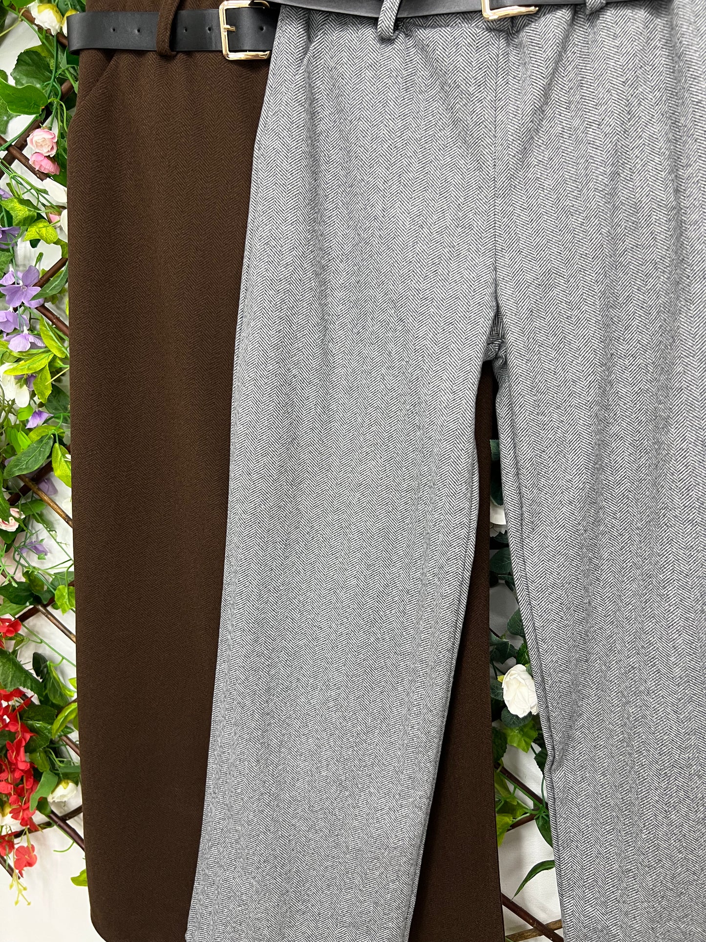 Pantalon Paño Cinturon