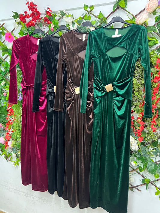 Vestido TercioPelo Broche