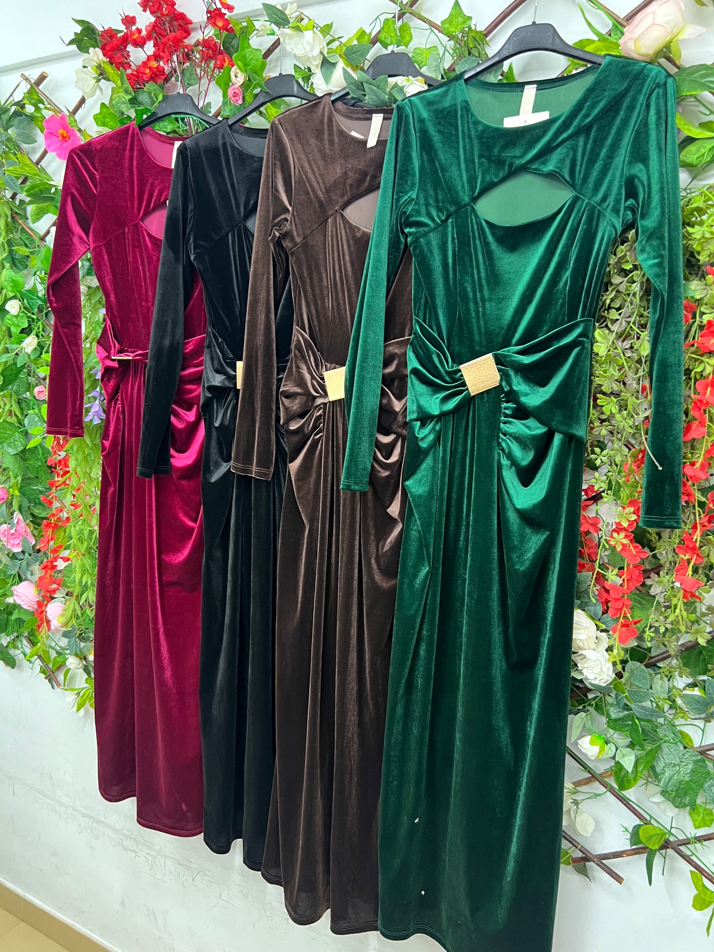 Vestido TercioPelo Broche