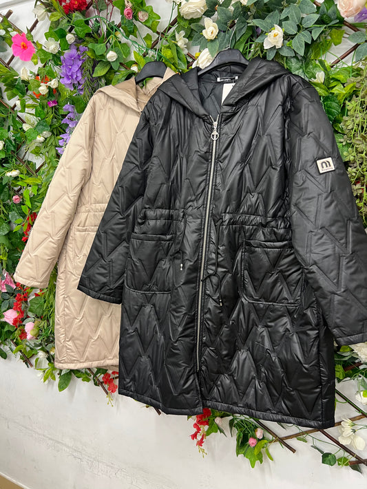 Abrigo Largo Acolchado