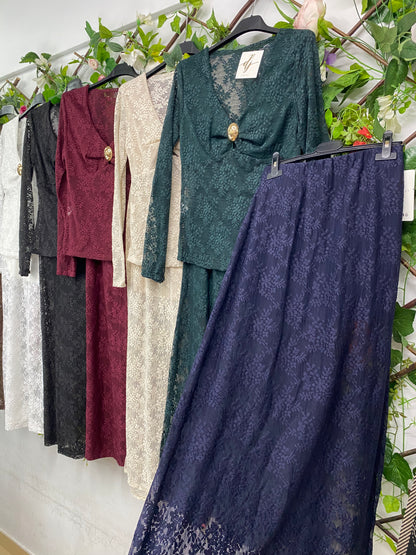 Conjunto Falda Brocado