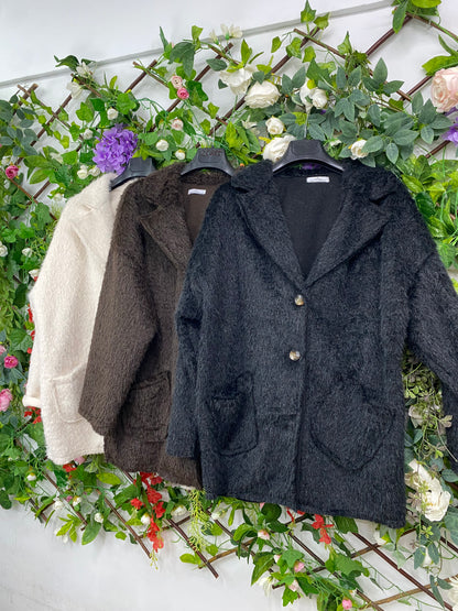 Abrigo Pelito Bolsillos