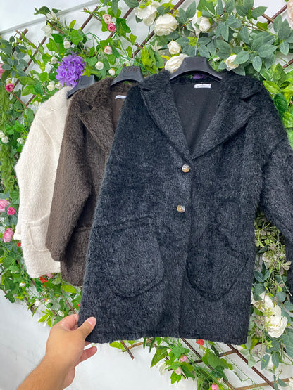 Abrigo Pelito Bolsillos