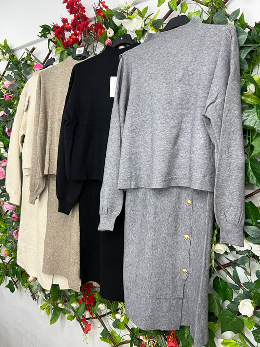 Conjunto Punto Falda Midi