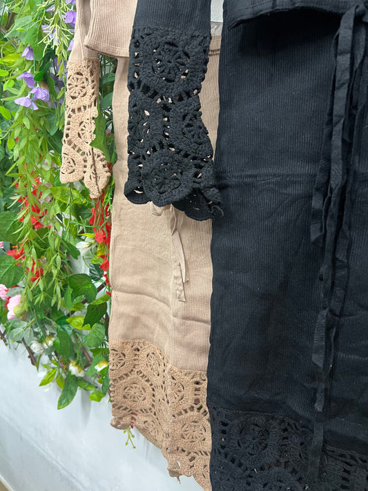 Conjunto Top y Falda Ganchillo