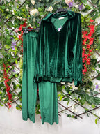 Conjunto Terciopelo Blusa