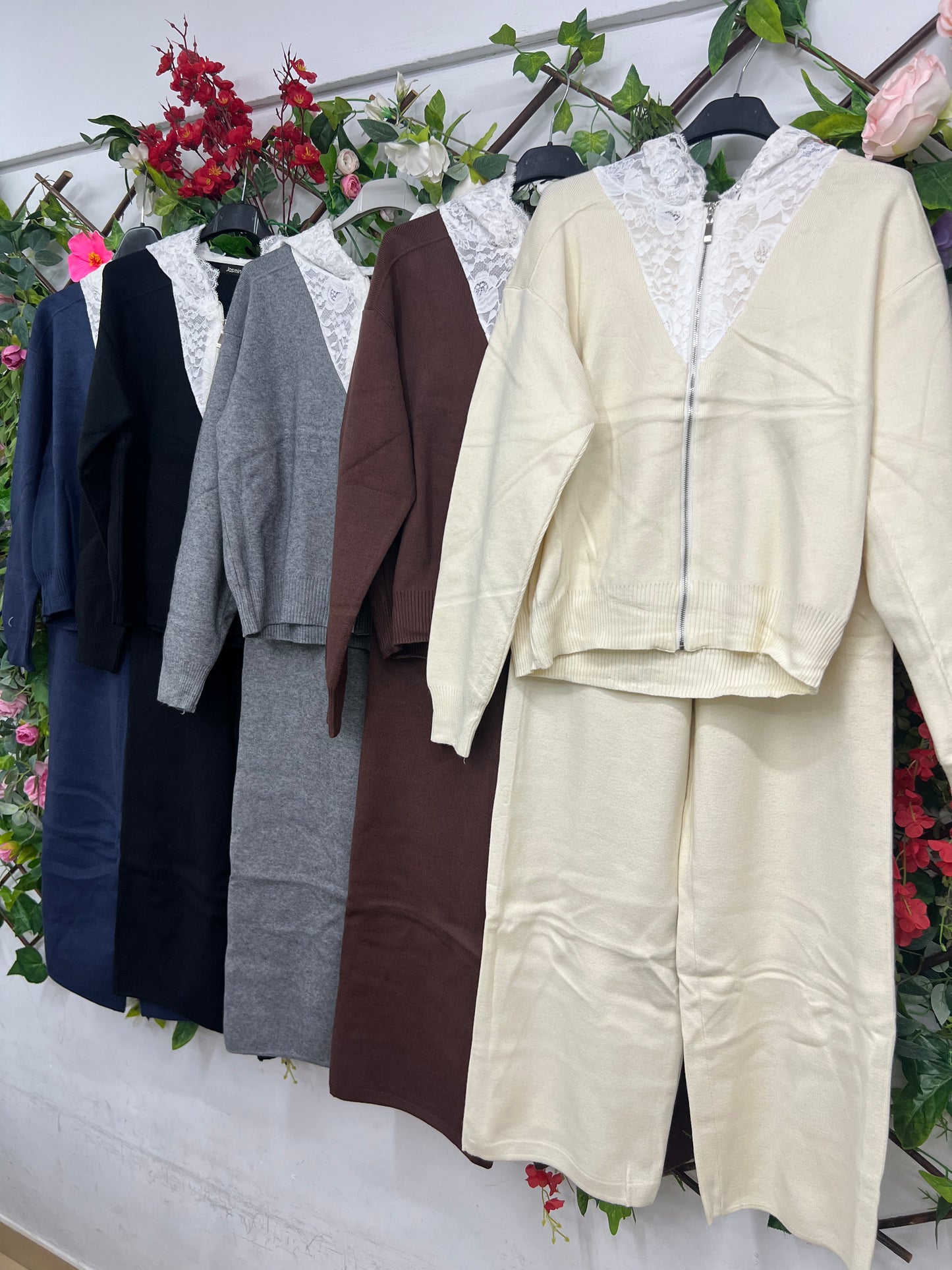 Conjunto Punto Cremallera Ganchillo