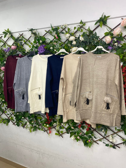 Jersey Bolsillo y PomPon.