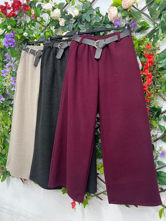 Pantalon Paño Cinturon